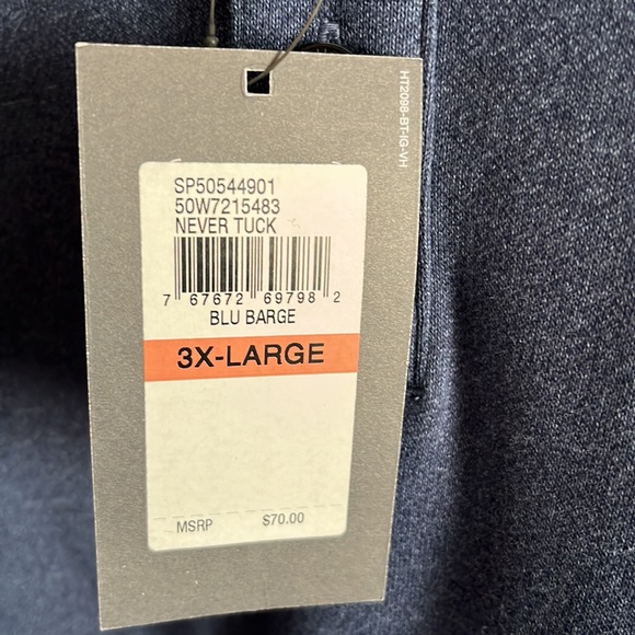 NWT Mens button pullover. - Picture 2 of 3